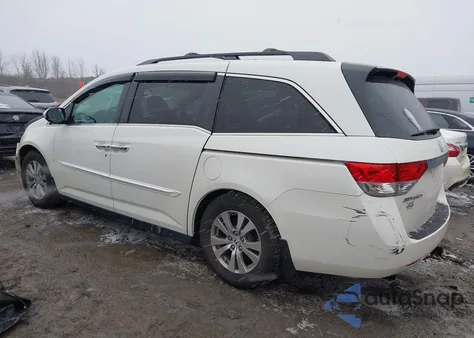 2017 Honda Odyssey Ex-L z USA, uszkodzony, nr VIN 5FNRL5H62HB020641